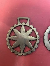 Lot 3 vintage horse medallions Staffordshire knot/acorn/suns rays fathoms - $27.72