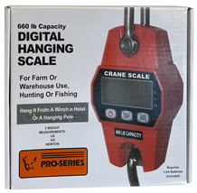 660 Pound DIGITAL Hanging Crane Scale Big large display 3 Weights LB KG ... - £31.85 GBP