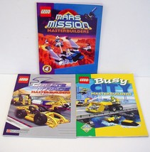 Lego Masterbuilders 3 Instruction Books Mars City Create N Race - £10.20 GBP