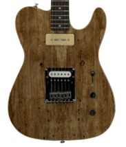 Fishbone FSBTELE-KOA 6 string guitar solid body telecaster style Soap Bar pickup - £212.71 GBP