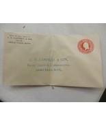 C H Campbell &amp; son Farm Loans Great Falls Montana envelope 2 cent circa ... - €8,73 EUR