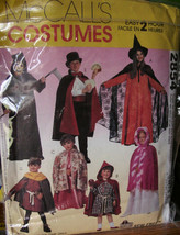 Pattern 2854 All Children's Sizes 2-12 Easy Costumes to Sew - $6.99
