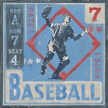Baseball All American Sport Ball Game Metal Sign - $16.95