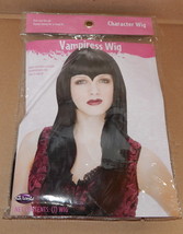 Halloween Character Wig Adult Vampiress Wig Fun World Elastic Lining 70A - £7.75 GBP
