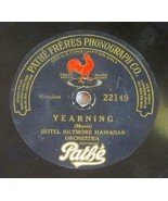 Hotel Biltmore Hawaiian Orchestra - Yearning / Sweet Hawaiian Moonlight ... - £2.29 GBP