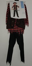 NEW Shipwrecked Pirate Halloween Costume Child Small 4-6 Vest Shirt Pant... - $19.75