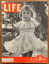 LIFE Magazine Hollywood&#39;s Children July 18 1949 Will Rogers The New Israel - £8.04 GBP