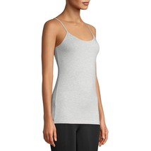 Time And Tru Women&#39;s Cami Shirt 2XL Light Gray Adjustable Strap New - £8.41 GBP