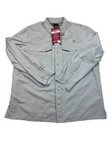 Alaskan Hardgear Duluth Ship Creek Fishing Shirt Mens XL Gray Ripstop New  - $53.89