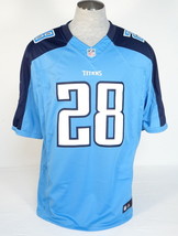 Nike NFL Tennessee Titans Johnson 28 Blue Limited Football Jersey Men&#39;s NWT - £140.58 GBP