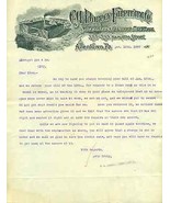 C A DORNEY FURNITURE sideboards (Allentyown PA) vintage letter January 1... - £7.75 GBP
