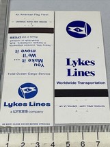 Lot Of 2 Matchbook Covers  Luke’s Lines  An American Flag Fleet gmg  Unstruck - £15.27 GBP