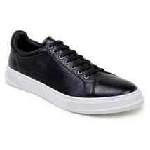 Matteo Black Belvedere Shoes Sneaker Deerskin Leather Black image 11
