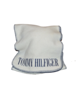 Vtg 90s Tommy Hilfiger Spell Out Fleece Winter Neck Scarf Scarve White P... - $601.74 MXN