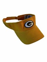 Vintage Embroidered Womens NFL Green Bay Packers  Gold Yellow Visor Hat - £15.13 GBP