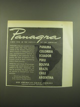 1946 Pan American Grace Airways Ad - Panagra since 1928 service of the Americas - $18.49