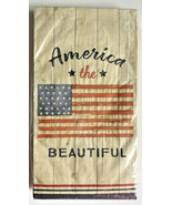 4th Of July Flag Buffet Paper Napkins Guest Towels 20 Ct Set of 2 Vintag... - £17.55 GBP
