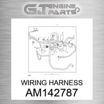 AM142787 Wiring Harness Fits John Deere (New Oem) - £522.36 GBP
