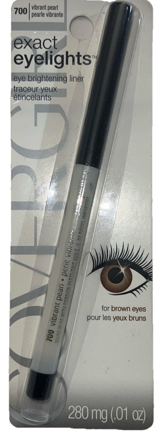1- COVERGIRL Exact Eyelights Eye Brightening Liner #700 VIBRANT PEARL Se... - $19.79