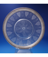 Windsor Rose by Watson Sterling Silver Cut Crystal Serving Plate #B564  ... - €396,84 EUR