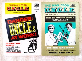 2 Vintage 1967 Man From UNCLE Digest Magazines Vol 3 #5 Vol 4 #1 U.N.C.L.E. - £11.06 GBP