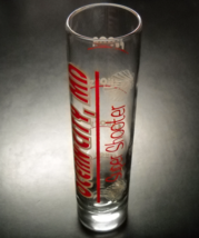 Ocean City MD Shot Glass Super Shooter Size Clear Glass with Red and White Print - £7.02 GBP