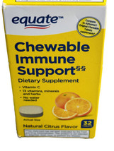 Chewable Immune Support Natural Citrus Dietary Supplement 32ct - £7.00 GBP