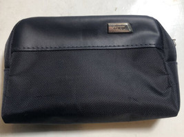 TUMI for Delta  Zip Pouch Travel Case Cosmetic Bag Empty Navy 6.5” x 4”x... - $9.00