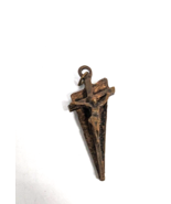 Vintage  Copper Cross Pendant Crucifix Ornate Design  3 dimensional design - £16.30 GBP