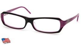 GIANFRANCO FERRE GF24803  BLACK PURPLE EYEGLASSES GLASSES 53-15-130 B27m... - $44.09