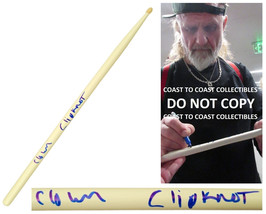 Clown Shawn Crahan Signed Drumstick COA Proof Slipknot Drummer Autograph... - £147.87 GBP