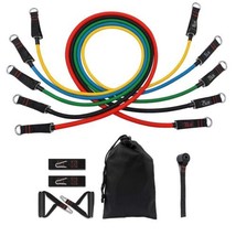 Resistance Bands Set,5 Stackable Exercise Bands Totaling 100lbs Of Resistance - £12.69 GBP