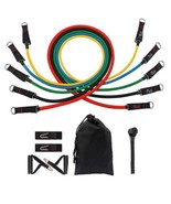Resistance Bands Set,5 Stackable Exercise Bands Totaling 100lbs Of Resistance - £12.47 GBP