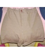 Womens Brown Plaid Shorts 28-36&quot; Waist  - $10.95 CAD