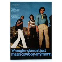 1979 Wrangler Menswear Sportswear Vintage Print Ad 70s Fashion Wall Art Photo - £8.20 GBP