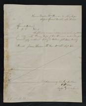 1865 antique CIVIL WAR SPEC ORDER 81st ill inf vol Pvt JAMES HOUSER hand... - £70.04 GBP