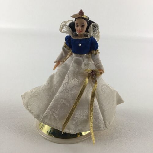 Walt Disney Petite Holiday Princess Snow White Doll Bell Vintage 1998 Mattel - £15.83 GBP