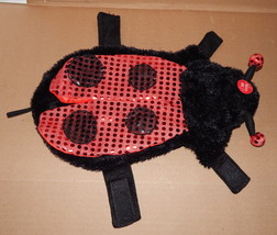 Halloween Pet Costume Ladybug Light Up Eyes Small Fits 10&quot; To 13&quot; Dog 70L - £7.88 GBP