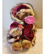 Nova Plush Cherish Teddy Bear Wearing Velvet Cape Holding Smaller Teddy ... - £11.90 GBP