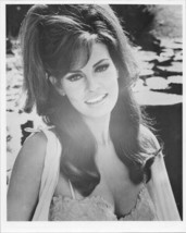 Raquel Welch smiling with huge cleavage 1960&#39;s era 8x10 inch photo - £9.45 GBP