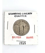 Rare Coin 1928 Silver Standing Liberty Quarter - $709.04 MXN