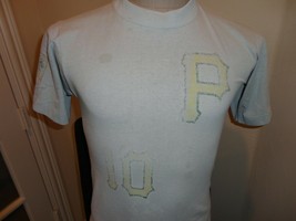 Vtg 80&#39;s Gray Best #10 Pittsburgh Pirates MLB Baseball Jersey Shirt S Worn Usa - £15.59 GBP