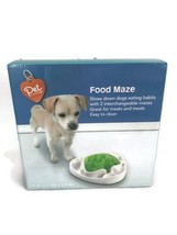 Pet Central FOOD MAZE Bowl dish Slow Down eating Dry or wet food 2 maze&#39;s NEW - £10.10 GBP