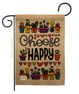 Choose Happy - Impressions Decorative Garden Flag G135205-BO - £15.94 GBP