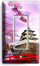 HIROSAKI CASTLE SACURA BLOOM JAPAN SINGLE GFI LIGHT SWITCH WALL PLATE RO... - $9.29