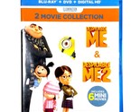 Despicable Me 1 &amp; 2 (4-Disc Blu-ray/DVD, 2009 &amp; 2012, Widescreen) - $6.78