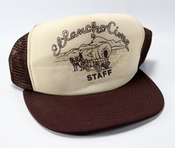 El Rancho Cima STAFF Sam Houston Boy Scouts of America BSA Snap Back Hat Cap A - £14.27 GBP