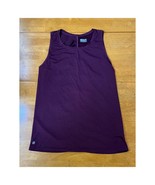 Athleta Navigate With Ease Burgundy Back Ruched Tank Top Activewear, Size M - $425.00 MXN