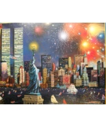 SunsOut Jigsaw Puzzle 1996 Manhattan Celebration Alexander Chen Factory ... - £9.40 GBP