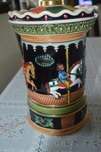 Vintage W Germany Werner Corzelius Carousel Musical Lidded Stein Hand Pa... - £54.81 GBP